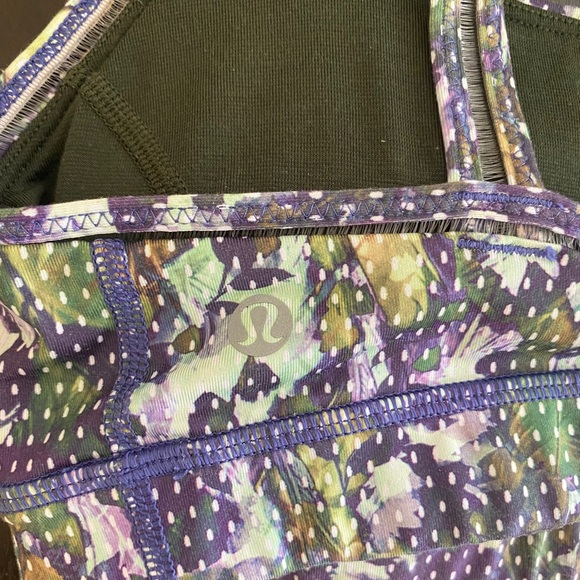 lululemon athletica Other - Lululemon Straight Up Bra Floral Sport White Multi